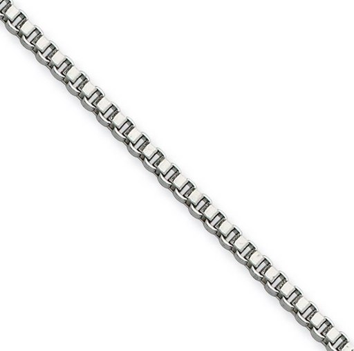 Flashy Trends 2mm Stainless Steel Box Link 30" Chain