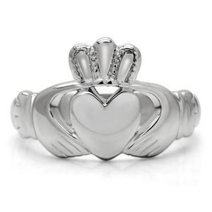 Gorgeous Stainless Steel Claddagh Ring