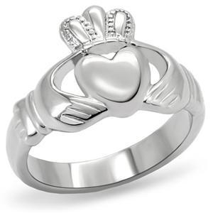 Gorgeous Stainless Steel Claddagh Ring