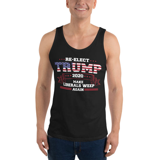 Re-Elect Trump Make Liberals Weep Again Unisex Tank Top