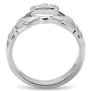 Gorgeous Stainless Steel Claddagh Ring