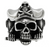 Stainless Steel 316L Pirate Skull Ring