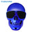 Flashy Trends Rechargeable Portable Skull Bluetooth Speaker With Microphone Stereo Music Player