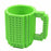 Flashy Trends Creative DIY Build-on Brick Mug Lego Style Puzzle Mugs, Building Blocks Coffee Mug available in 9 Colors