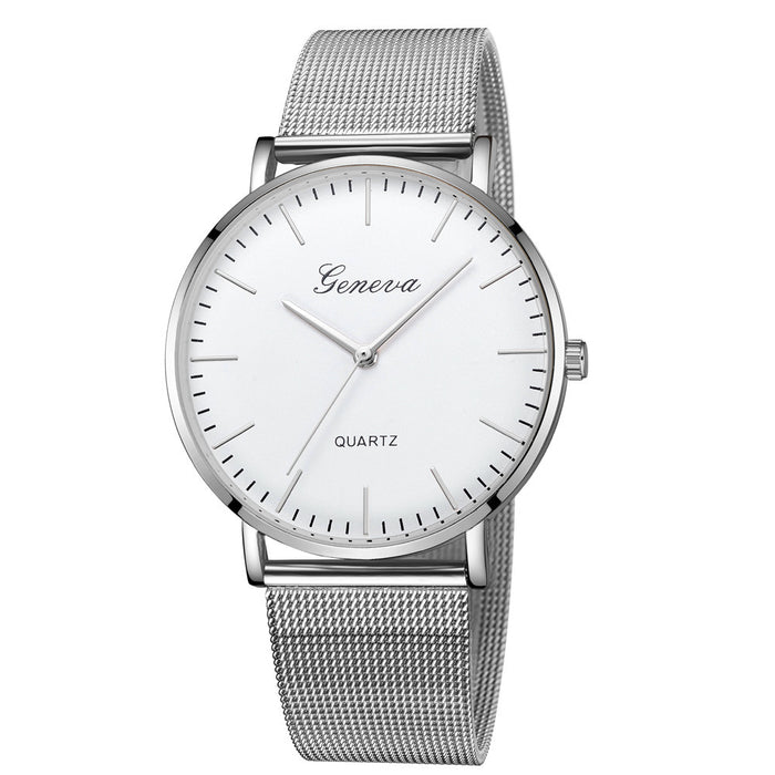 Flashy Trends Geneva Women's Classic Quartz Stainless Steel Wrist Watch